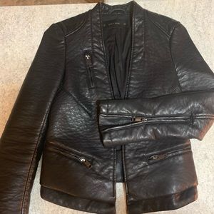 GORGEOUS Zara Faux Leather Jacket/Coat - XS